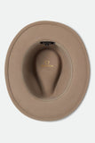 BRIXTON Messer Fedora Hat - Timeless Taupe
