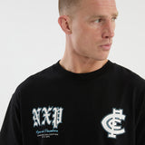 NXP x AFL Carlton Fallback Tee - Jet Black