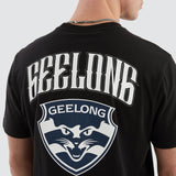 NENA AND PASADENA Geelong Cats AFL Legend Tee - Jet Black