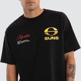 NXP x AFL Gold Coast Suns Season Tee - Jet Black