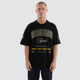 NXP x AFL Richmond Game-On Loopback Tee - Jet Black