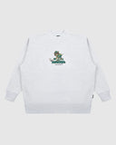 WNDRR Top Shelf Crew Sweat- White Marle