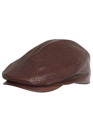 AVENEL Orlando Goat Hide Dress Cap - Tan