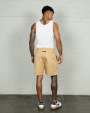 WNDRR OFFEND BEACH SHORT - Tan