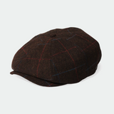 BRIXTON BROOD SNAP CAP - BROWN/BLACK/MARS RED