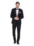 FERRARI FORMALWEAR CLASSIC BLACK DINNER HIRE SUIT