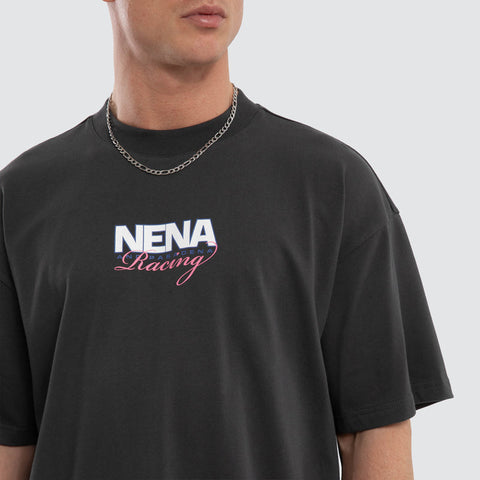 NENA AND PASADENA Fury Raptor Tee - Asphalt