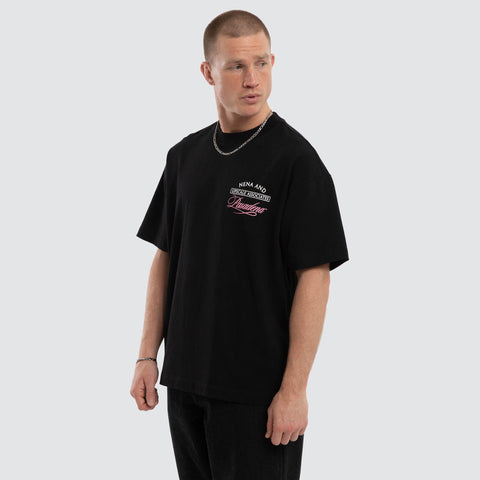 NENA AND PASADENA Balance Raptor Tee - Jet Black