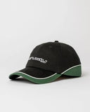 RUSTY Double Dip Panel Dad Cap - Black