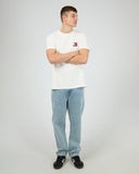 TOMMY JEANS DM0DM20346_YBL RG Heritage Flag Tee - Ecru