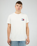 TOMMY JEANS DM0DM20346_YBL RG Heritage Flag Tee - Ecru