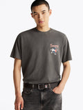 TOMMY HILFIGER DM0DM20352 Back Logo Relaxed Tee - Black