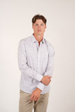 JAMES HARPER JHS642 Alpine LS Print Shirt - Stone
