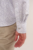 JAMES HARPER JHS642 Alpine LS Print Shirt - Stone