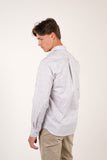 JAMES HARPER JHS642 Alpine LS Print Shirt - Stone