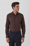 CAMBRIDGE Hadfield FCU330 L/S Shirt - Chocolate