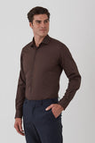 CAMBRIDGE Hadfield FCU330 L/S Shirt - Chocolate