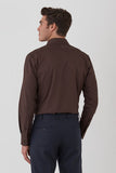 CAMBRIDGE Hadfield FCU330 L/S Shirt - Chocolate
