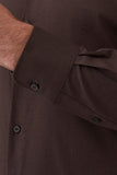 CAMBRIDGE Hadfield FCU330 L/S Shirt - Chocolate