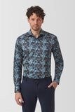 CAMBRIDGE HADFIELD FCV387 L/S SHIRT - Blue