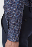 CAMBRIDGE HADFIELD FCV389 L/S SHIRT - Navy