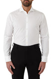 CAMBRIDGE WINTON FFO033 L/S SHIRT - White