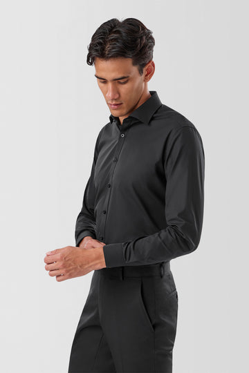GIBSON FIERCE FGC054 L/S SHIRT - Black