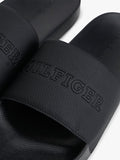 TOMMY HILFIGER FM0FM05619 Tumble Pool Slides - Black