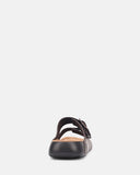 Hush Puppies Hoges Leather Slide - Mocha