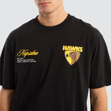 NXP x AFL Hawthorn Hawks Season Tee - Jet Black