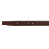 BUCKLE ZEKE 35mm Reversible Leather Belt - Black/Brown