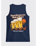 General Store Sweet Dreams Singlet - Navy