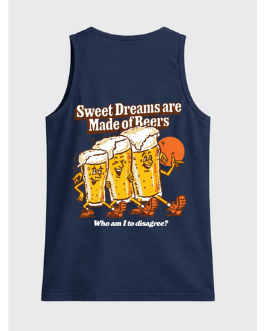 General Store Sweet Dreams Singlet - Navy