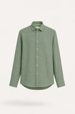 JAMES HARPER JHS725 L/S Linen Shirt - Sage