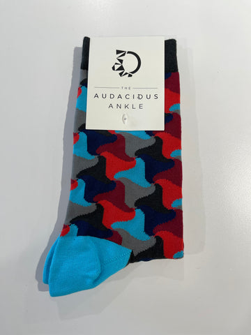 The Audacious Ankle Print Sock