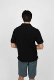 JAMES HARPER JHS62O Fancy Knit S/S Shirt - Black