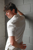 JAMES HARPER JHS62O Fancy Knit S/S Shirt - Natural