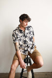 JAMES HARPER JHS623 Puerto Rico S/S Collar Shirt - Navy