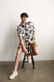 JAMES HARPER JHS623 Puerto Rico S/S Collar Shirt - Navy