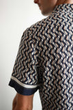 James Harper JHS624 Border Cuban Collar S/S Shirt