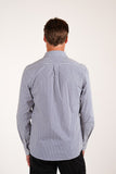 JAMES HARPER JHS641 Eden L/S Print Shirt - Navy