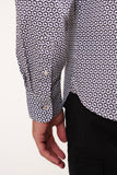 JAMES HARPER JHS641 Eden L/S Print Shirt - Navy