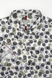 JAMES HARPER JHS643 Dobson L/S Print Shirt - Pesto