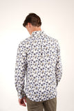 JAMES HARPER JHS643 Dobson L/S Print Shirt - Pesto