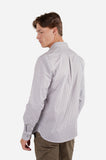 JAMES HARPER JHS646 Olive L/S Print Shirt - Olive
