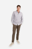 JAMES HARPER JHS646 Olive L/S Print Shirt - Olive