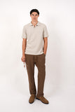 JAMES HARPER JHTR66 Cotton Elastic Relaxed Fit Pants - Olive