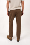 JAMES HARPER JHTR66 Cotton Elastic Relaxed Fit Pants - Olive