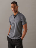 CALVIN KLEIN K10K111657 Slim Smooth Cotton Polo Shirt - Iron Gate