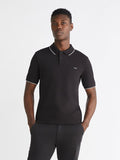 CALVIN KLEIN K10K111869 Slim Pique Polo Shirt - CK Black